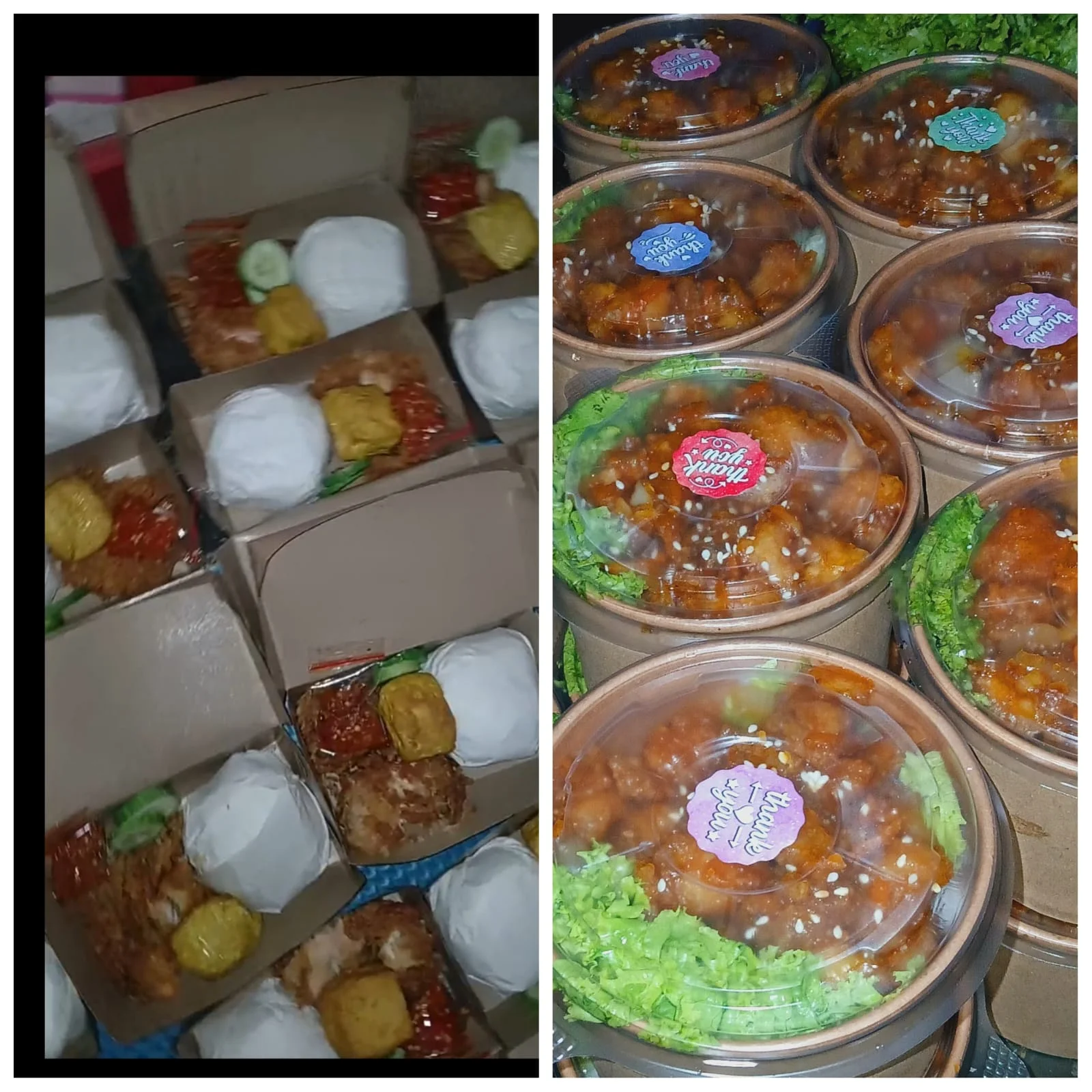 Ricebowl / ayam geprek